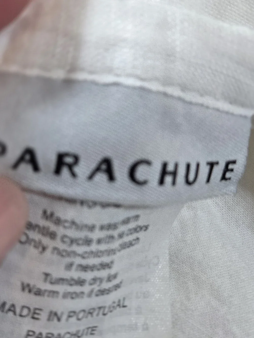 Parachute Linen Box Quilt comforter King Calking Off White